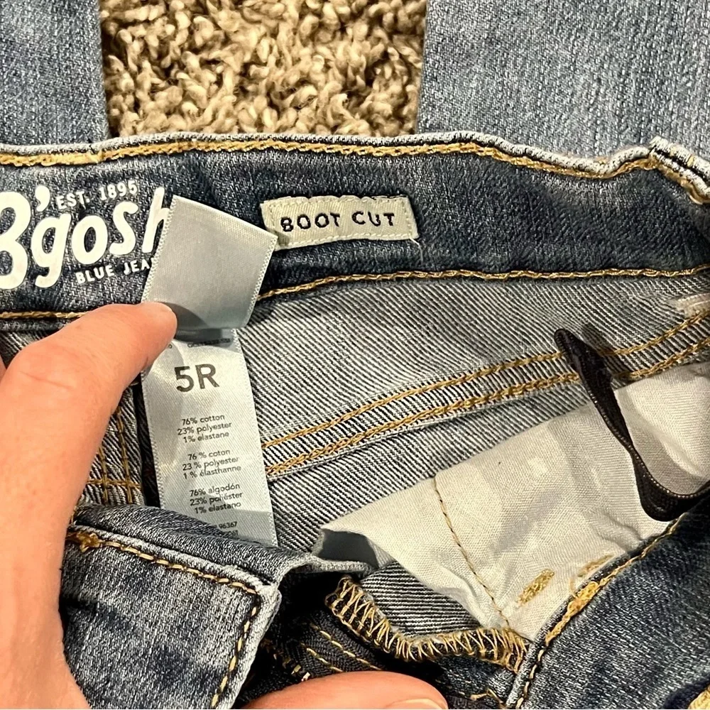 OshKosh size 5 little girls bootcut jeans